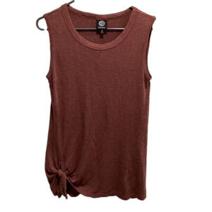 𝅺Bobeau Sleeveless Crewneck Tank Small Side Tie Rust